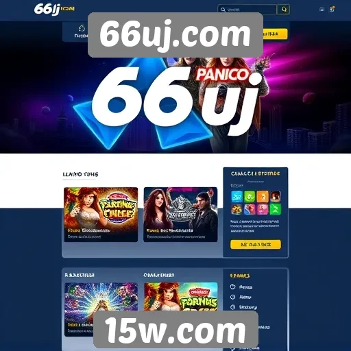 Análise da interface do usuário do site 66uj.com