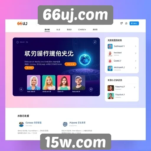 Interface do usuário do site 66uj.com em destaque